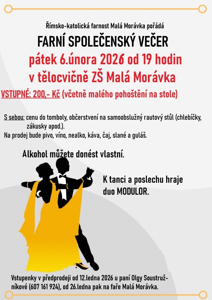 večer 2026